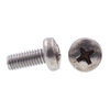 Prime-Line Machine Screw, Metric Pan Head, Phil Drive M5-0.8 X 12MM A2-70 Stainless Steel 10PK 9131367